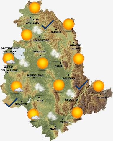 Situazione prevista alle ore 09,00